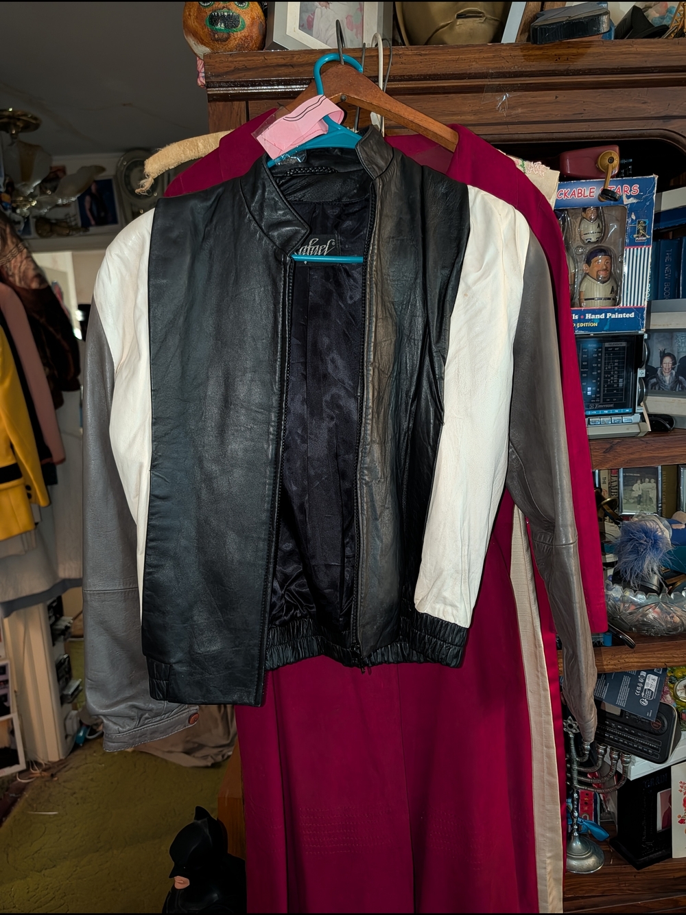 Custom Mandolrian _& Grogu Women's Leather Jacket.
